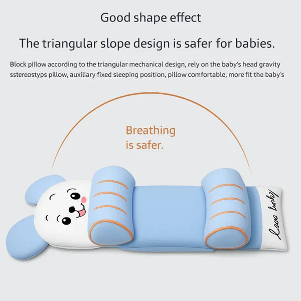 Baby Shaping Head Support Pillow - Assorted Colour